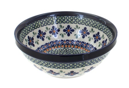 Zaklady Mosaic Flower Small Serving Piece — Polish Pottery