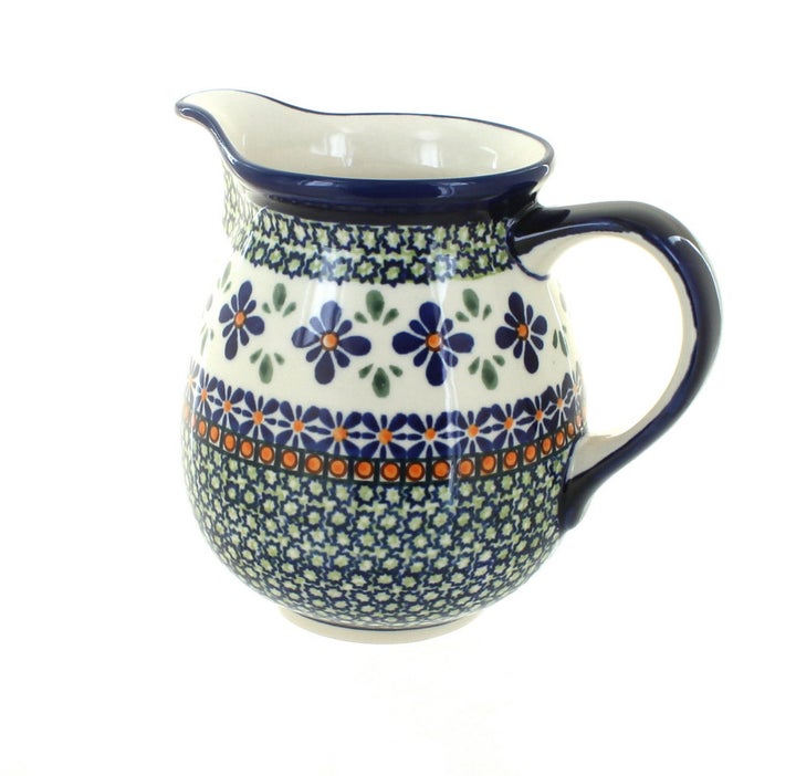 Zaklady Mosaic Flower Pitcher — Polish Pottery