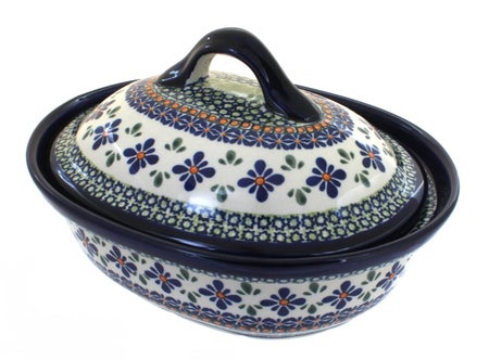 Zaklady Mosaic Flower Small Bakeware — Polish Pottery