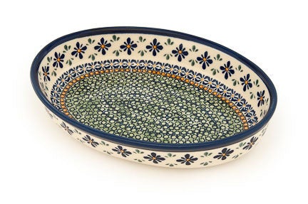 Zaklady Mosaic Flower Small Bakeware — Polish Pottery