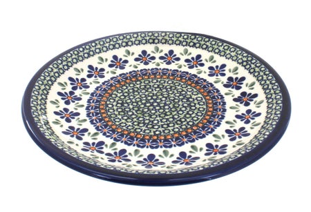 Zaklady Mosaic Flower Dining Plates & Bowls — Polish Pottery