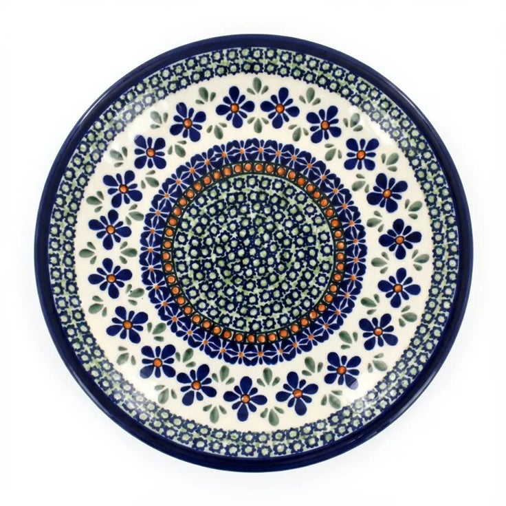 Detail image of Zaklady Mosaic Flower Dining Plates & Bowls — Polish Pottery
