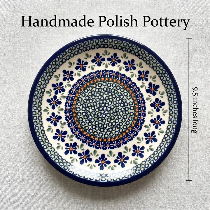 Zaklady Mosaic Flower Dining Plates & Bowls — Polish Pottery
