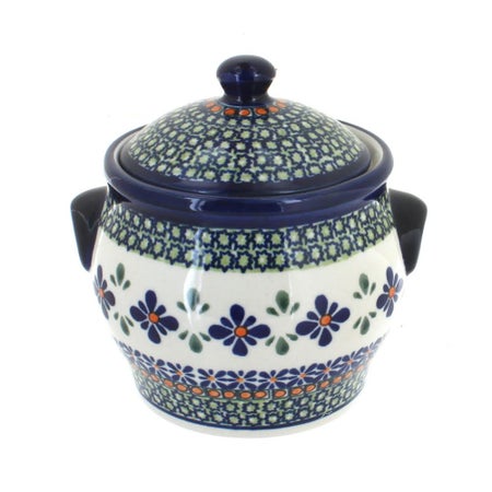 Zaklady Mosaic Flower Counter Storage — Polish Pottery