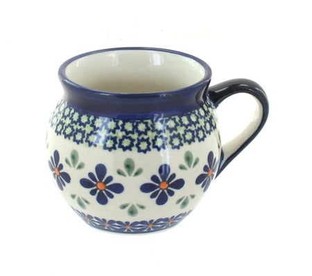 Zaklady Mosaic Flower Mug — Polish Pottery