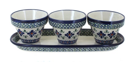 Zaklady Mosaic Flower Décor — Polish Pottery