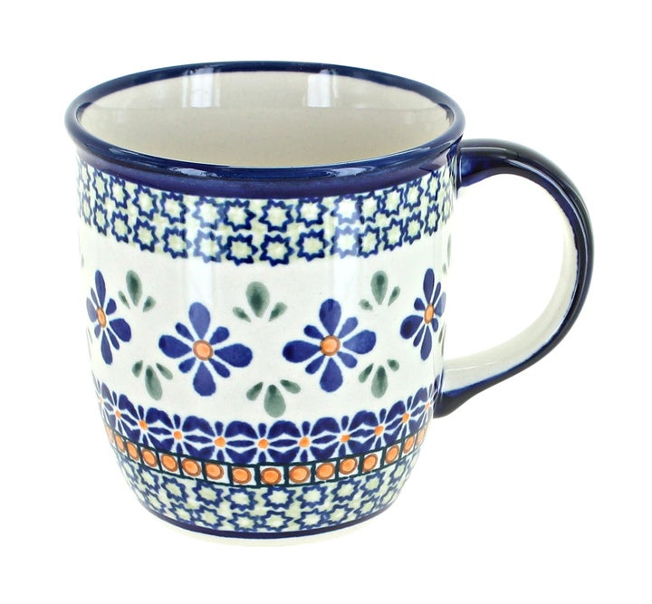 Zaklady Mosaic Flower Mug — Polish Pottery