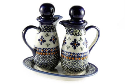 Zaklady Mosaic Flower Countertop Accessories — Polish Pottery
