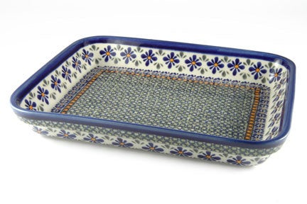Zaklady Mosaic Flower Small Bakeware — Polish Pottery