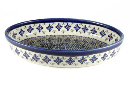 Zaklady Mosaic Flower Medium Bakeware — Polish Pottery