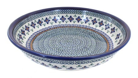 Zaklady Mosaic Flower Large Serving Piece — Polish Pottery