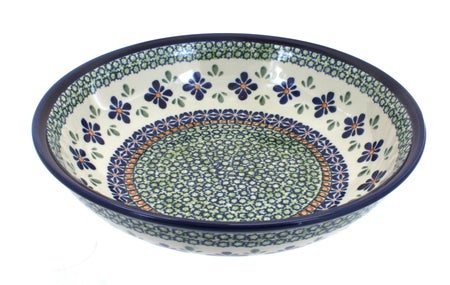 Zaklady Mosaic Flower Dining Plates & Bowls — Polish Pottery