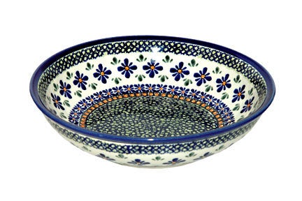 Detail image of Zaklady Mosaic Flower Dining Plates & Bowls — Polish Pottery