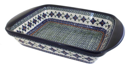 Zaklady Mosaic Flower Large Bakeware — Polish Pottery