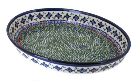 Zaklady Mosaic Flower Large Bakeware — Polish Pottery