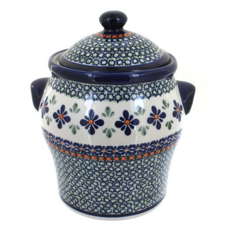 Zaklady Mosaic Flower Counter Storage — Polish Pottery
