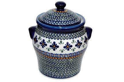 Zaklady Mosaic Flower Counter Storage — Polish Pottery