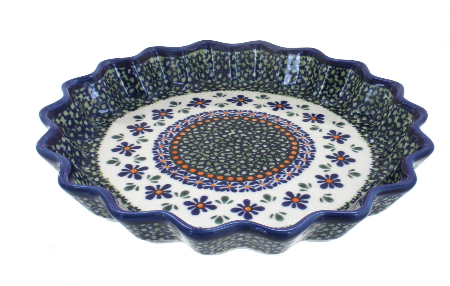 Zaklady Mosaic Flower Specialty Bakeware — Polish Pottery