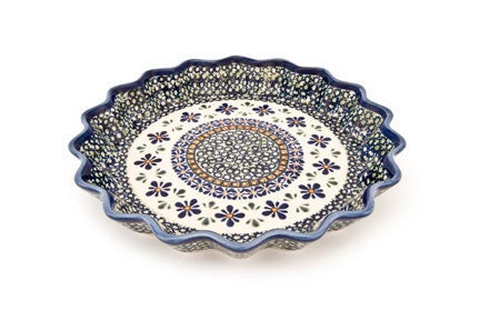 Detail image of Zaklady Mosaic Flower Specialty Bakeware — Polish Pottery