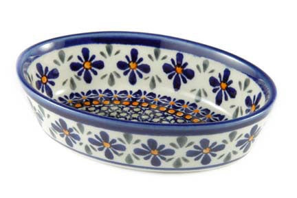 Detail image of Zaklady Mosaic Flower Specialty Bakeware — Polish Pottery