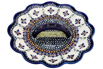Detail image of Zaklady Mosaic Flower Dining Accessories — Polish Pottery
