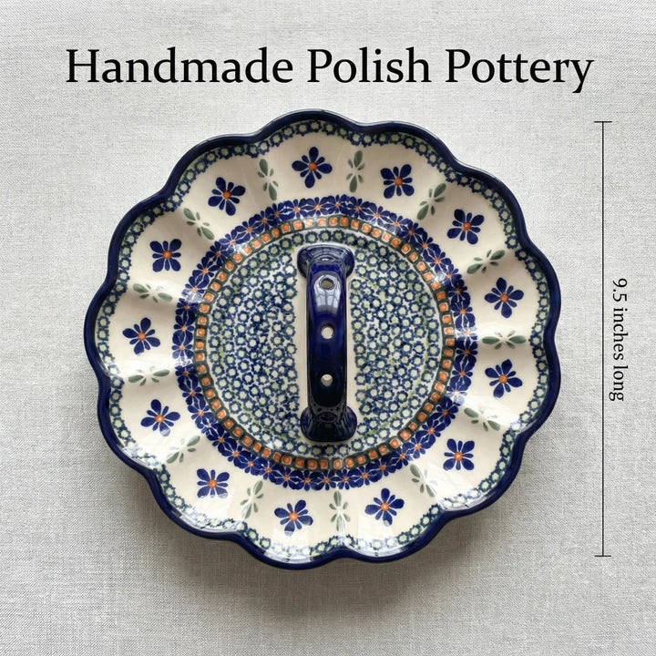 Zaklady Mosaic Flower Dining Accessories — Polish Pottery