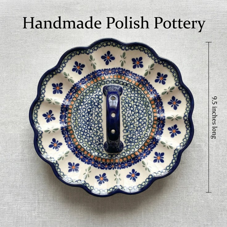 Detail image of Zaklady Mosaic Flower Dining Accessories — Polish Pottery