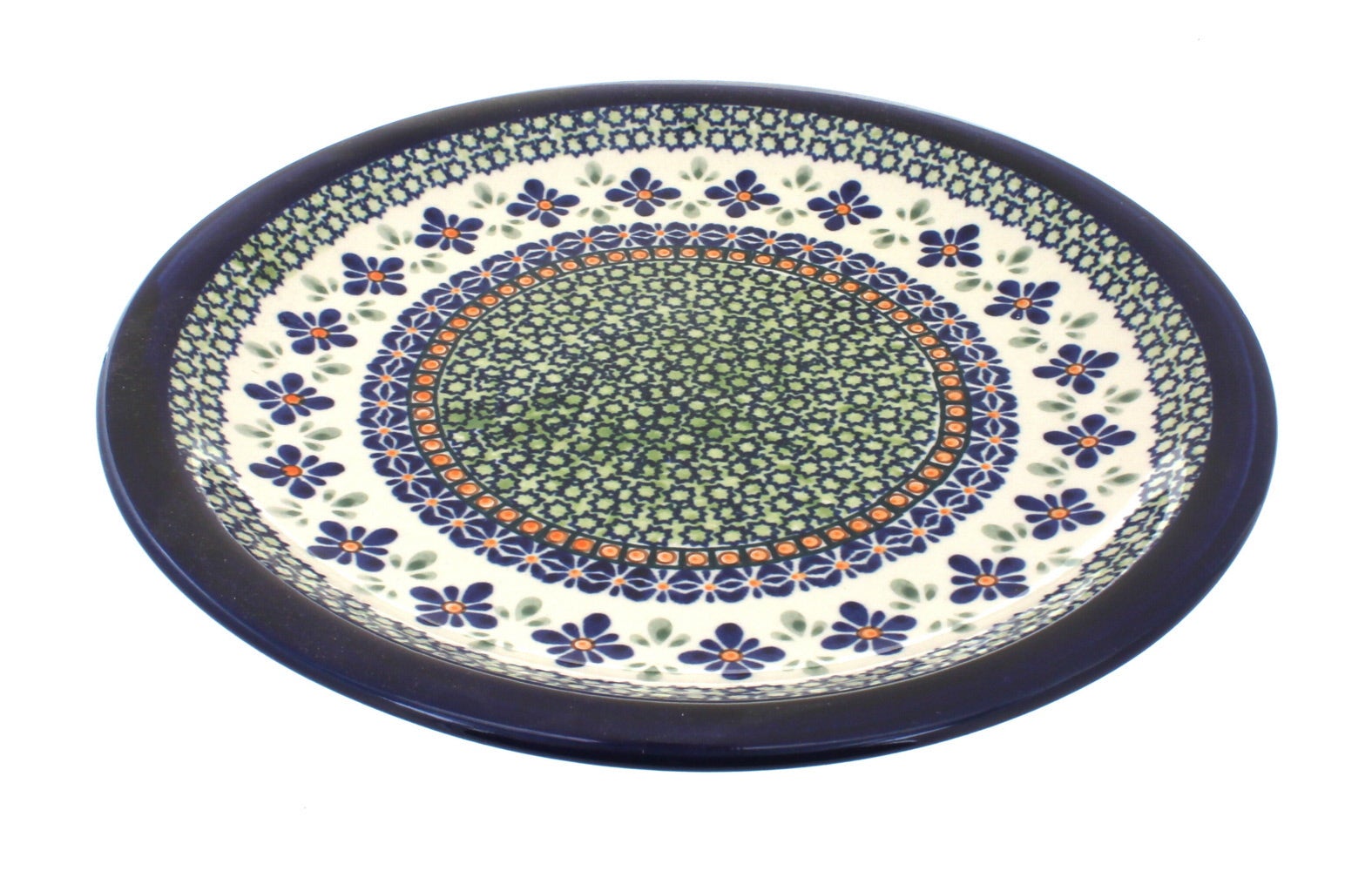 Zaklady Mosaic Flower Dining Plates & Bowls — Polish Pottery