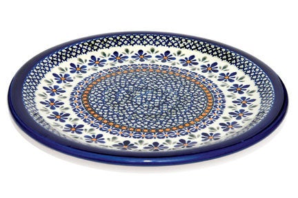 Zaklady Mosaic Flower Dining Plates & Bowls — Polish Pottery