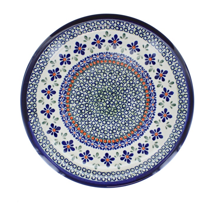 Detail image of Zaklady Mosaic Flower Dining Plates & Bowls — Polish Pottery