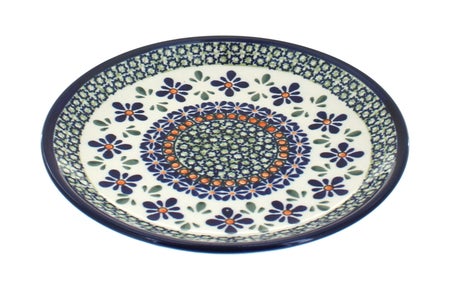 Zaklady Mosaic Flower Dining Plates & Bowls — Polish Pottery