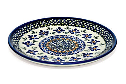 Zaklady Mosaic Flower Dining Plates & Bowls — Polish Pottery