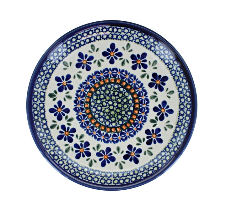 Zaklady Mosaic Flower Dining Plates & Bowls — Polish Pottery