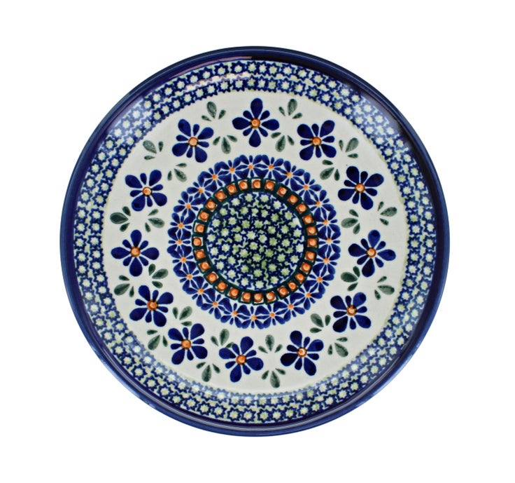 Detail image of Zaklady Mosaic Flower Dining Plates & Bowls — Polish Pottery