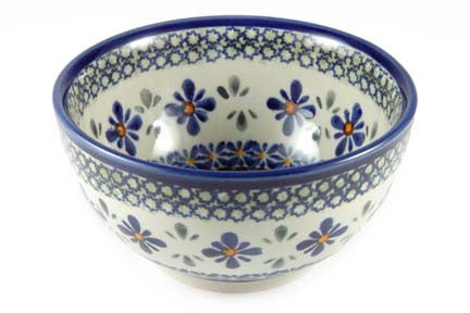Detail image of Zaklady Mosaic Flower Dining Plates & Bowls — Polish Pottery