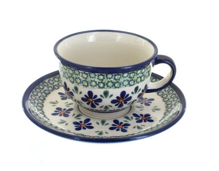 Zaklady Mosaic Flower Coffee & Tea Accessories — Polish Pottery