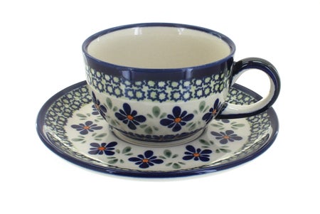 Zaklady Mosaic Flower Coffee & Tea Accessories — Polish Pottery