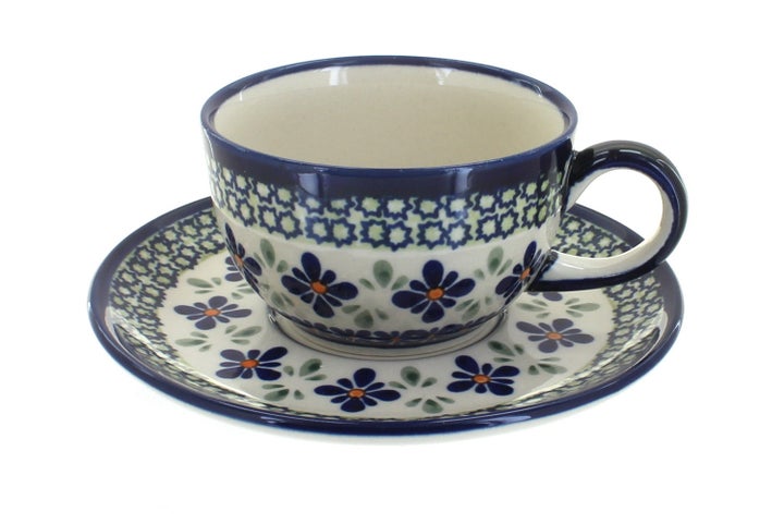 Zaklady Mosaic Flower Coffee & Tea Accessories — Polish Pottery