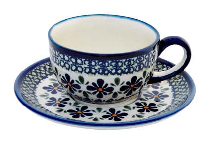 Zaklady Mosaic Flower Coffee & Tea Accessories — Polish Pottery