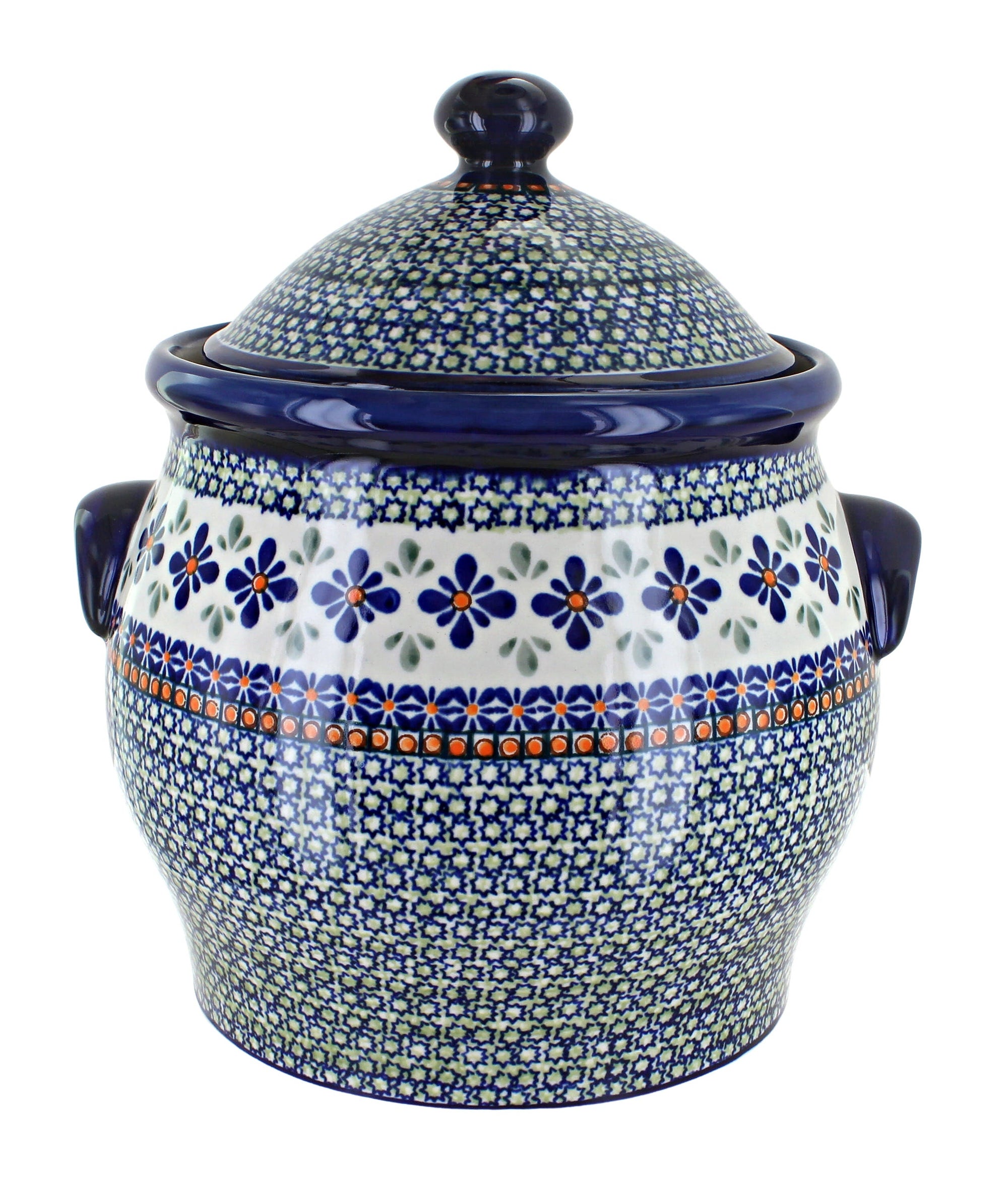 Zaklady Mosaic Flower Counter Storage — Polish Pottery