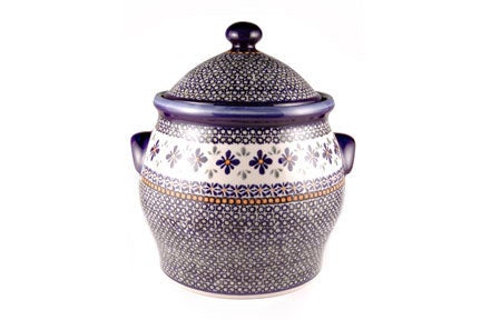 Zaklady Mosaic Flower Counter Storage — Polish Pottery