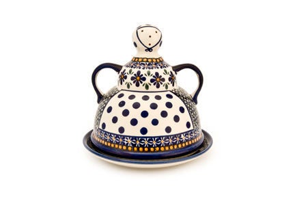 Detail image of Zaklady Mosaic Flower Countertop Accessories — Polish Pottery