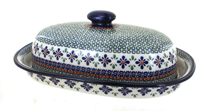 Zaklady Mosaic Flower Counter Storage — Polish Pottery
