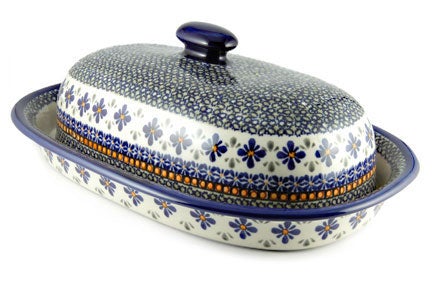 Zaklady Mosaic Flower Counter Storage — Polish Pottery
