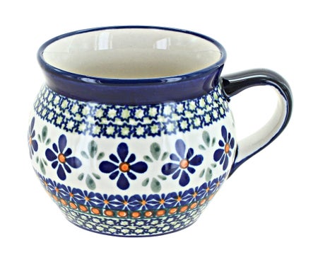Zaklady Mosaic Flower Mug — Polish Pottery
