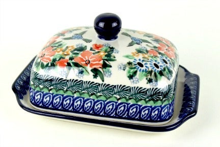 Detail image of Ceramika Artystyczna Maria Butter Dish — Polish Pottery