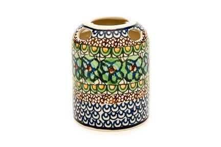 Detail image of Ceramika Artystyczna Mardi Gras Bathroom Accessories — Polish Pottery