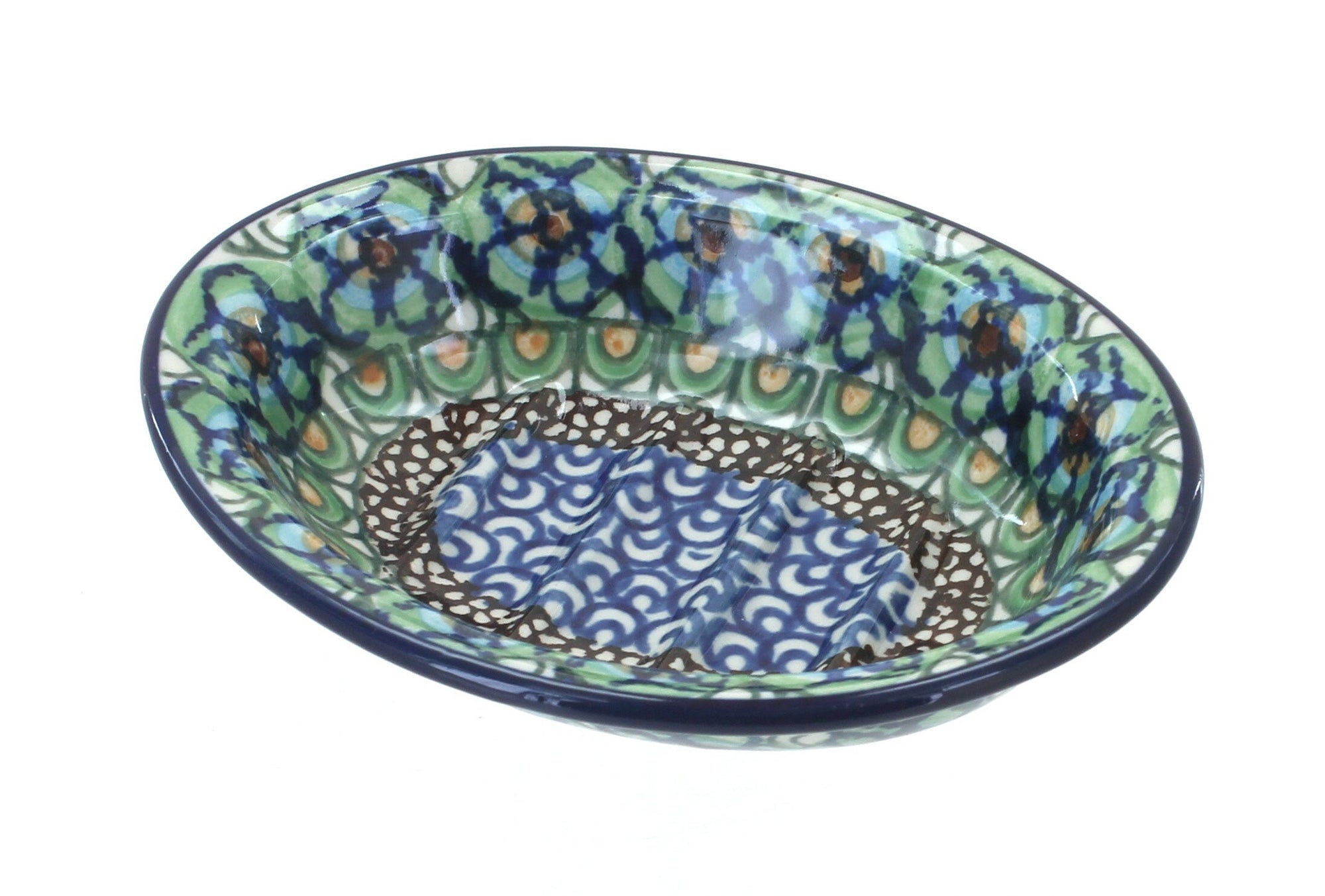 Ceramika Artystyczna Mardi Gras Bathroom Accessories — Polish Pottery