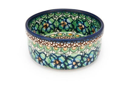 Detail image of Ceramika Artystyczna Mardi Gras Small Bakeware — Polish Pottery