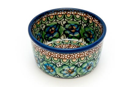Detail image of Ceramika Artystyczna Mardi Gras Small Bakeware — Polish Pottery